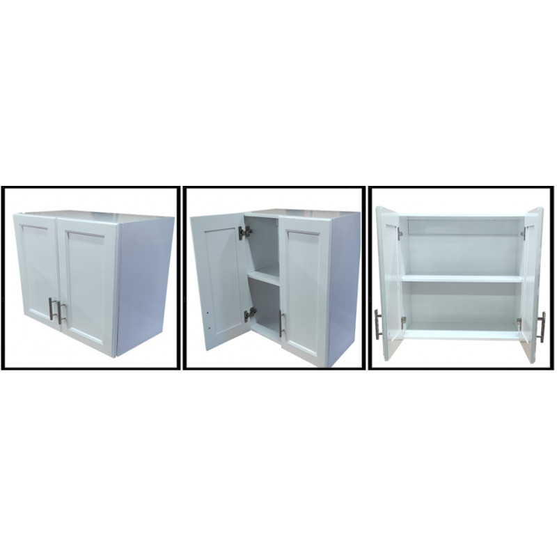 MUEBLE MULTIPROPOSITO B01BLANCO Y 2 PUERTAS BLANCAS