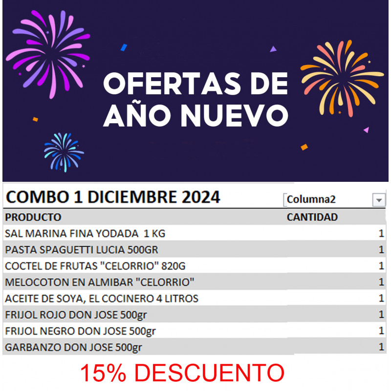 COMBO 1 DICIEMBRE 2024