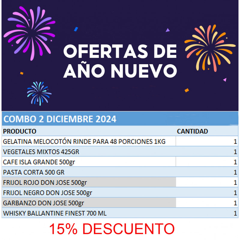 COMBO 2 DICIEMBRE 2024