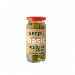 TARRO DE ACEITUNAS VERDES CON HUESO 235G